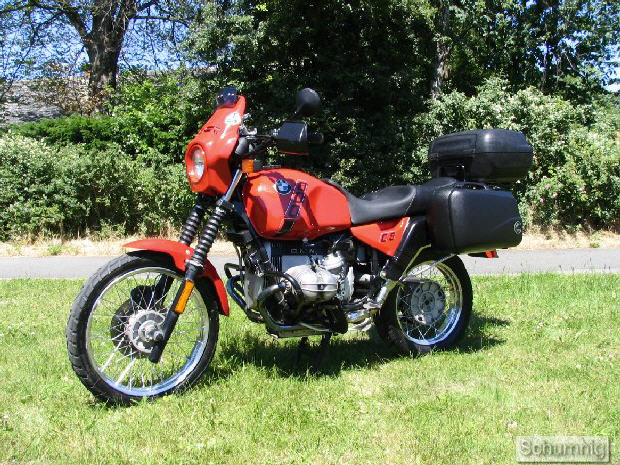 Originalfoto der BMW R100GS Fallert